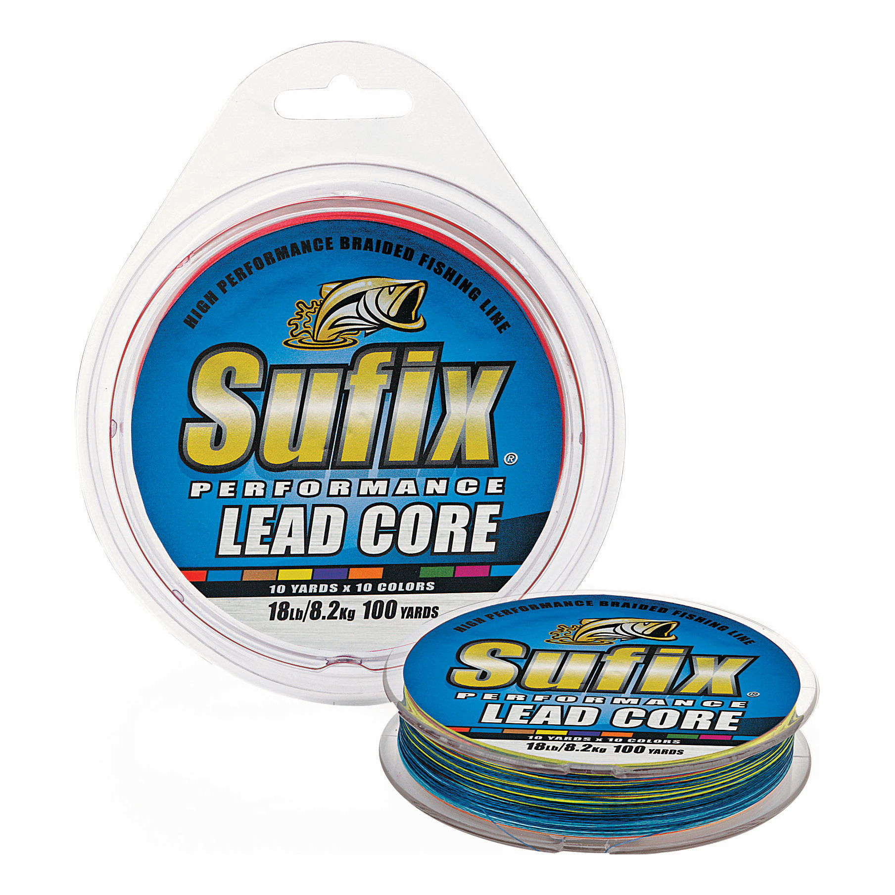 Sufix Performance Metered Lead Core Fishing Line 12# Test 100 Yards 10